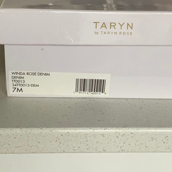 TARYN by Taryn Rose Winda Wedge Sandal in Denim NIB - Picture 6 of 6